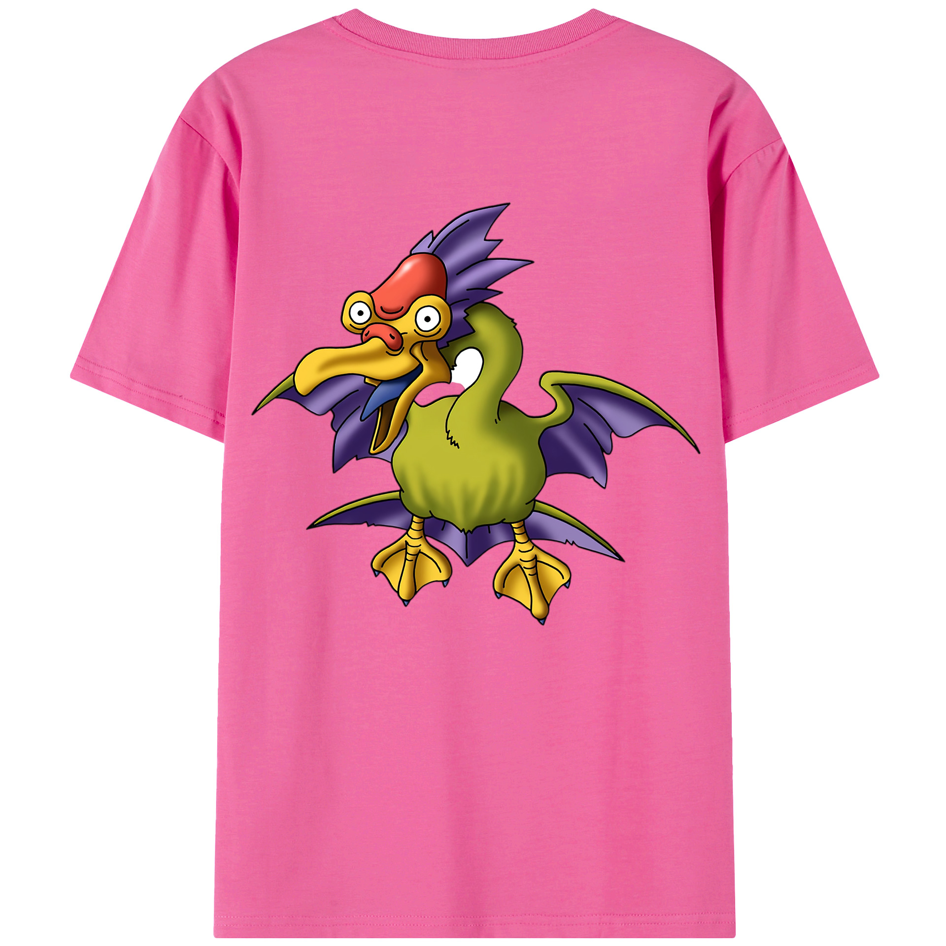 （画像用） ドラゴンクエスト Doragon Kuesuto Dragon Quest レディース半袖Tシャツ(バックプリント)